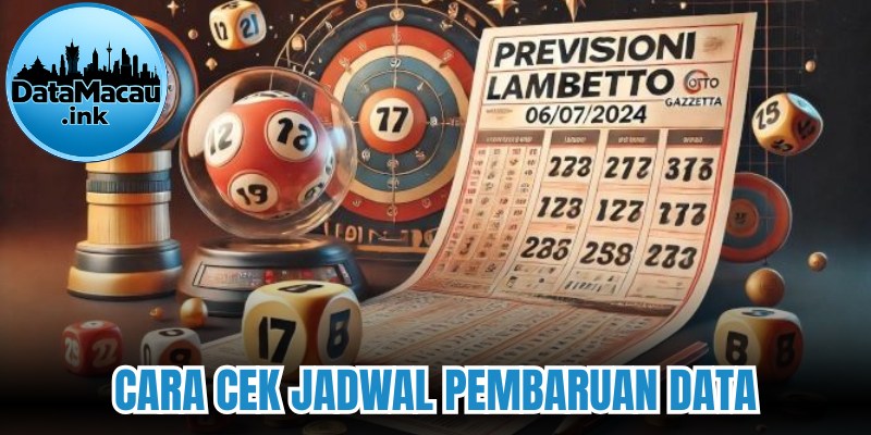 Cara cek jadwal pembaruan data