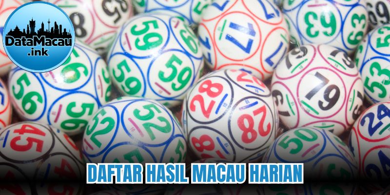 Daftar hasil Macau harian