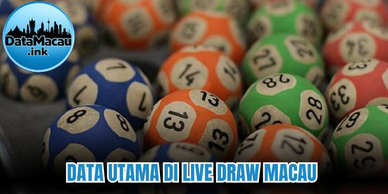 Data utama di live draw macau 