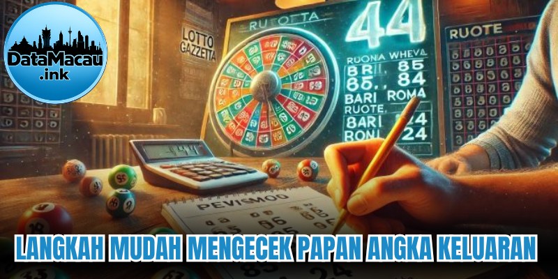 Langkah mudah mengecek papan angka keluaran 