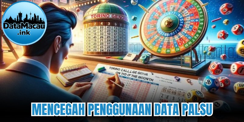 Mencegah penggunaan data palsu 