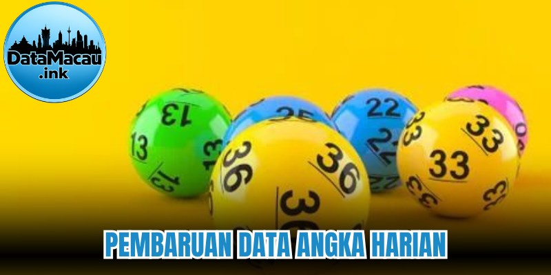 Pembaruan data angka harian