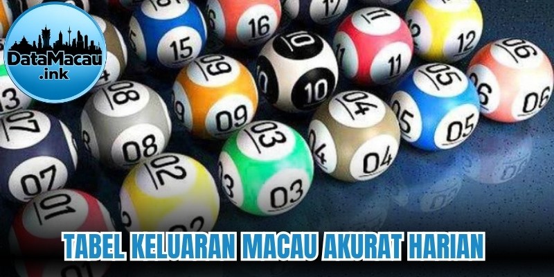 Tabel keluaran macau akurat harian 